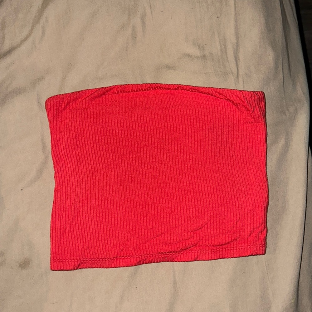 Small red crop top
